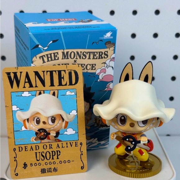 100% Authentic Labubu Monster One-piece Figurine
